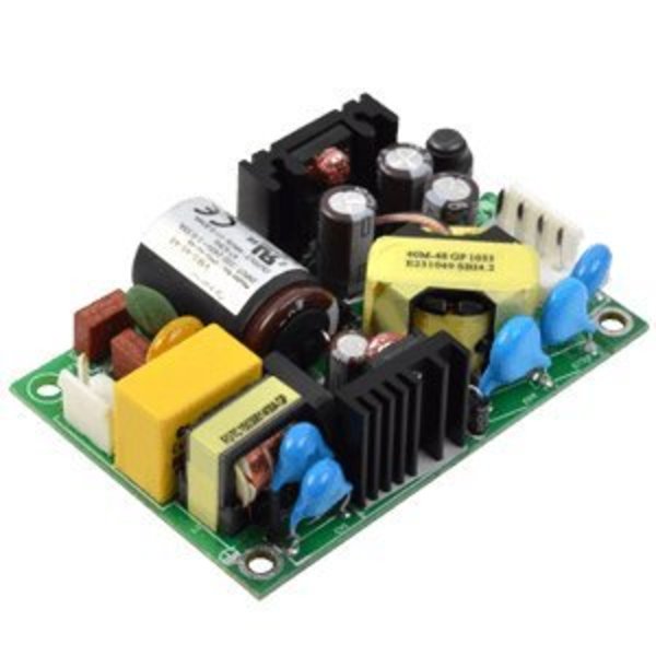 Cui Inc Switching Power Supplies Ac-Dc, 40 W, 15 Vdc, Single Output, Open Pcb, Med VMS-40-15